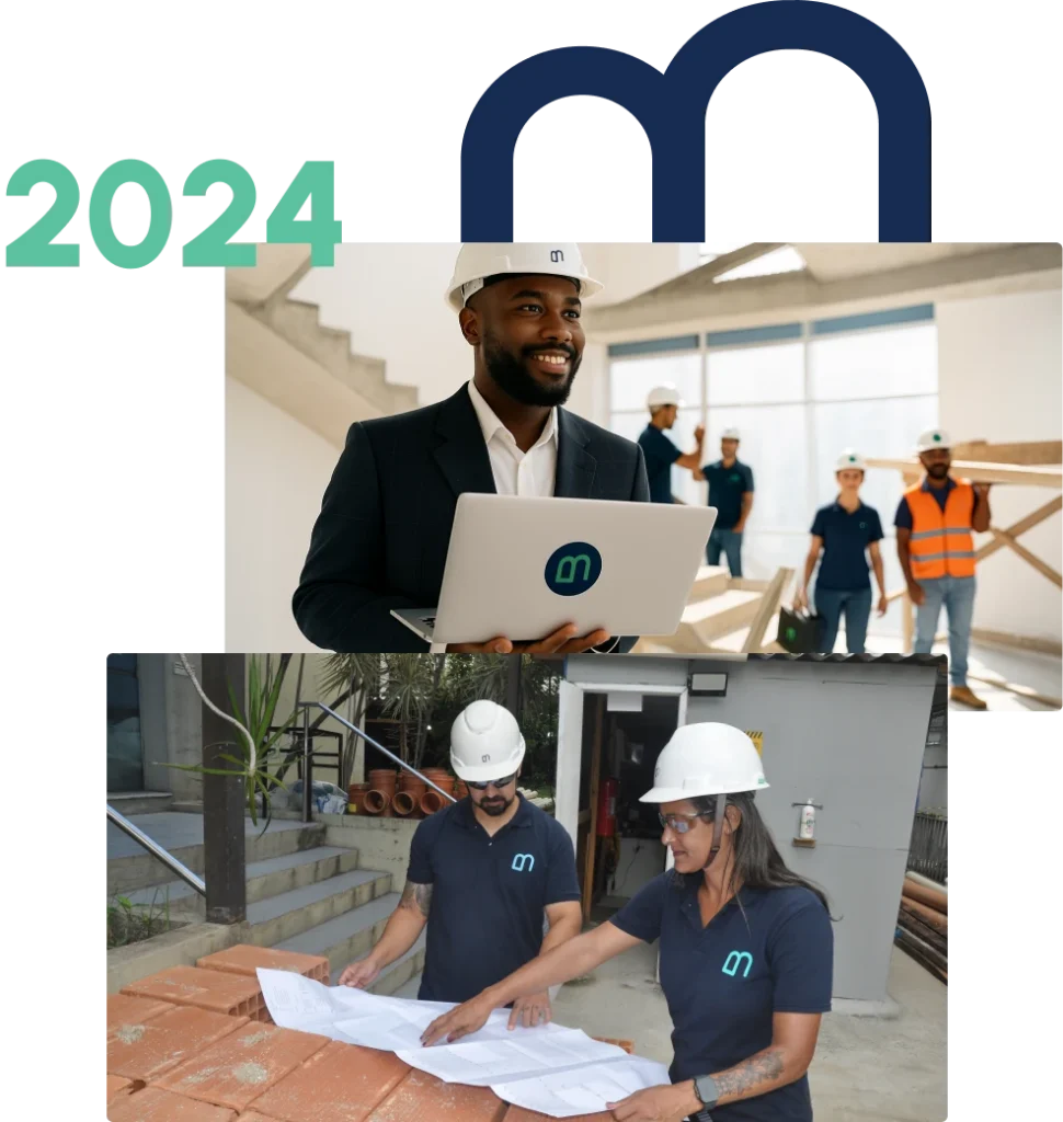 Quadro de fotos de momentos importante da Blandino